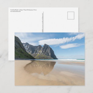 Kvalvika Beach Lofoten Briefkaart