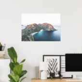 Kvalvika Beach Lofoten Poster (Thuiskantoor)
