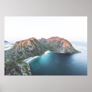Kvalvika Beach Lofoten Poster