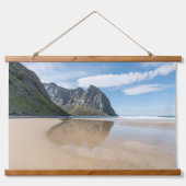 Kvalvika Lofoten Norway Hangend Wandkleed (Voorkant)