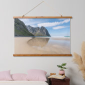Kvalvika Lofoten Norway Hangend Wandkleed (Slaapkamer)
