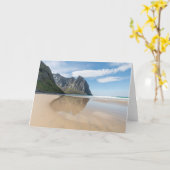 Kvalvika Lofoten Norway Kaart (Gele Bloem)