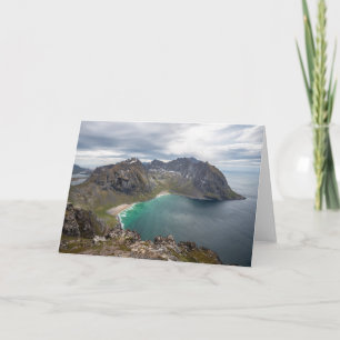 Kvalvika Lofoten Norway Kaart