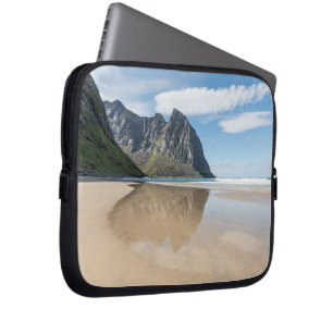 Kvalvika Lofoten Norway Laptop Sleeve