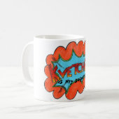 Kvetching is mijn Superpower: Funny Quote Mok (Voorkant links)