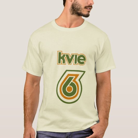 KVIE 70's Retro Logo T-Shirt (Voorkant)