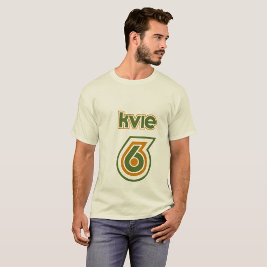 KVIE 70's Retro Logo T-Shirt (Voorkant volledig)