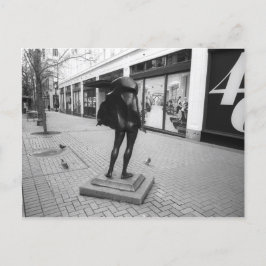 Kvinneakt en het briefkaart Pigeons