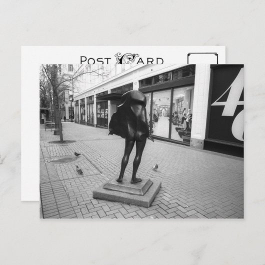 Kvinneakt en het briefkaart Pigeons (Voorkant / Achterkant)