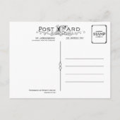 Kvinneakt en het briefkaart Pigeons (Achterkant)