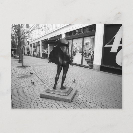 Kvinneakt en het briefkaart Pigeons (Voorkant)