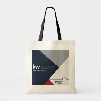 KW Legacy driehoek ontwerp Open Huis Tote Bag
