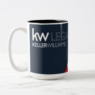 KW Legacy driehoek ontwerp Open Huis Tweekleurige Koffiemok