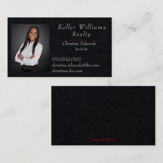 KW visitekaartje (Voorkant / Achterkant)