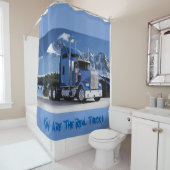 KW zijn de echte vrachtwagens Douchegordijn (In situ)