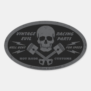 Kwaad 012A Ovale Sticker