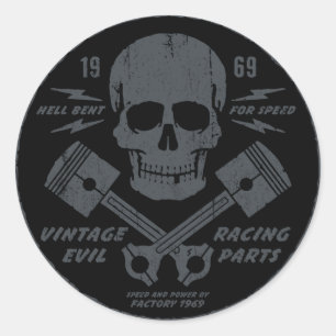  kwaad 012A Ronde Sticker