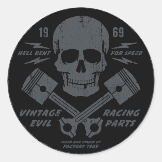  kwaad 012A Ronde Sticker (Voorkant)