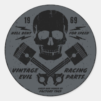 Kwaad 012B Ronde Sticker
