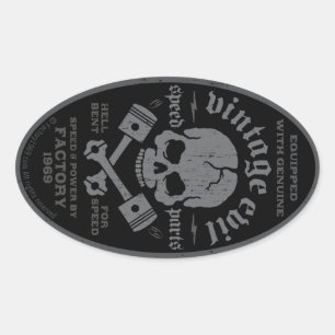 Kwaad 014A Ovale Sticker