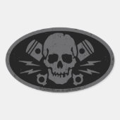  Kwaad 015A Ovale Sticker (Voorkant)