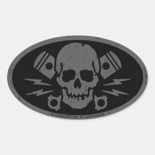 Kwaad 015A Ovale Sticker