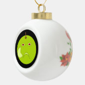 Kwaad Apple met Scar Halloween Ornament (Rechts)