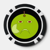 Kwaad Apple met Scar Halloween Poker Chips (Achterkant)