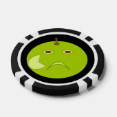 Kwaad Apple met Scar Halloween Poker Chips (Enkel)