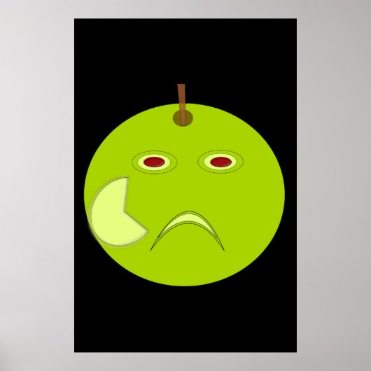 Kwaad Apple met Scar Halloween Poster (Voorkant)