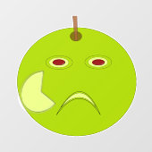 Kwaad Apple met Scar Halloween Raamsticker (Vel)