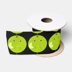 Kwaad Apple met Scar Halloween Ribbon Satijnen Lint