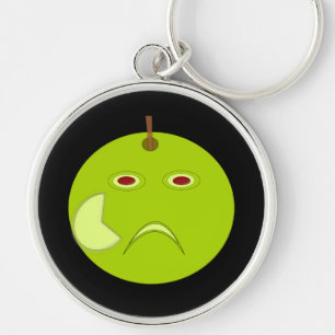 Kwaad Apple met Scar Halloween Sleutelhanger
