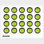 Kwaad Apple met Scar Halloween Stickers (Vel)