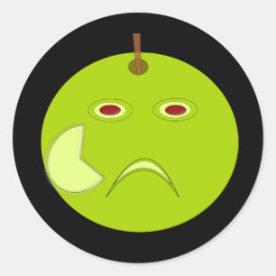 Kwaad Apple met Scar Halloween Stickers