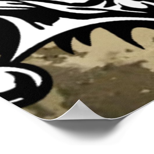 Kwaad, blaadjes poster (Hoek)