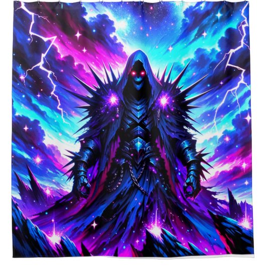 Kwaad Douchegordijn (Voorkant)