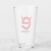 Kwaad “e” – Logo pintglas Glas (Achterkant)