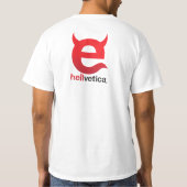 Kwaad "e" logo t-shirt (Achterkant)