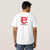 Kwaad "e" logo t-shirt (Achterkant volledig)