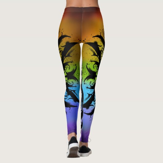 Kwaad en trots leggings (Achterkant)