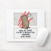 Kwaad Hamster! Mouspad Muismat (Met muis)