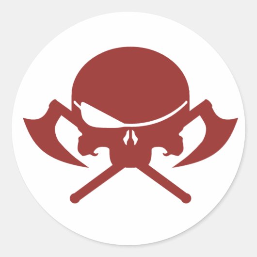 Kwaad I Ronde Sticker (Voorkant)