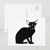 Kwaad Kat Briefkaart (Voorkant / Achterkant)