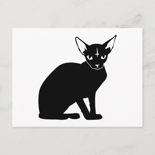 Kwaad Kat Briefkaart (Voorkant)