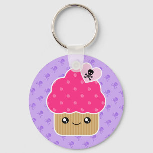 Kwaad-koek van de dood Kawaii-Sleutelhanger Sleutelhanger