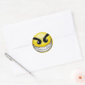 Kwaad Ronde Sticker (Envelop)