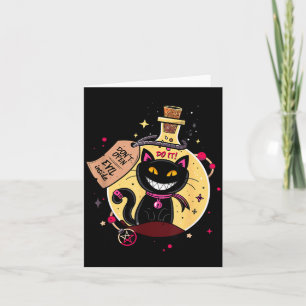 Kwaad van binnen - leuk katje in een potje met tov kaart