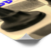 Kwaad vs goede Mannen Edmund Burke Quote Poster (Hoek)