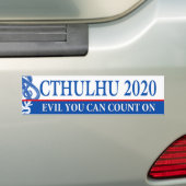 Kwaad waarop je kunt rekenen - Stemming voor 2020 Bumpersticker (Op auto)
